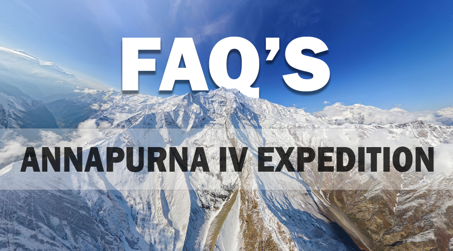  ANNAPURNA IV EXPEDITION FAQS 